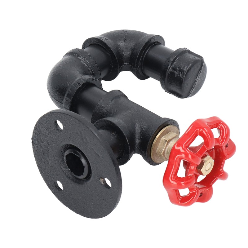 Industrial Pipe Coat Hook Rack Heavy Duty Rustic Hat Robe