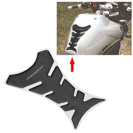 AMONIDA Motorcycle Tank Pad,Motorcycle Gas Tank Protector,Carbon Fiber Universal Gas Tank Protector for Motorcycle