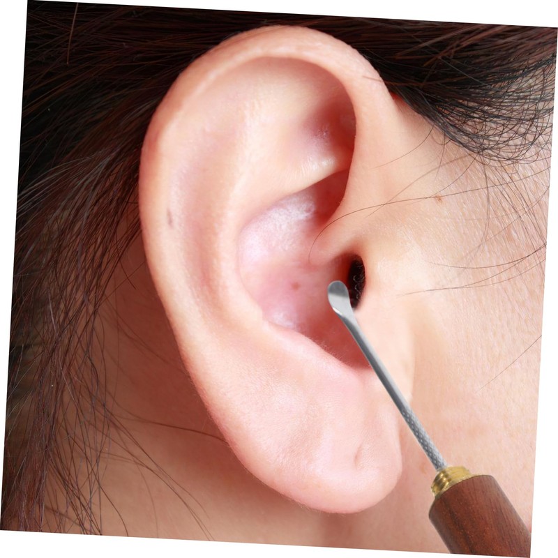 Beavorty 2pcs Ear Cleaning Spoon Set Ergonomic Earwax Removal Tools