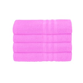 A & B TRADERS Pack of 2 or 4 Big Large Jumbo Bath Sheets Towels Soft Cotton Prime Egyptian Bale Sets (Baby Pink, 2)