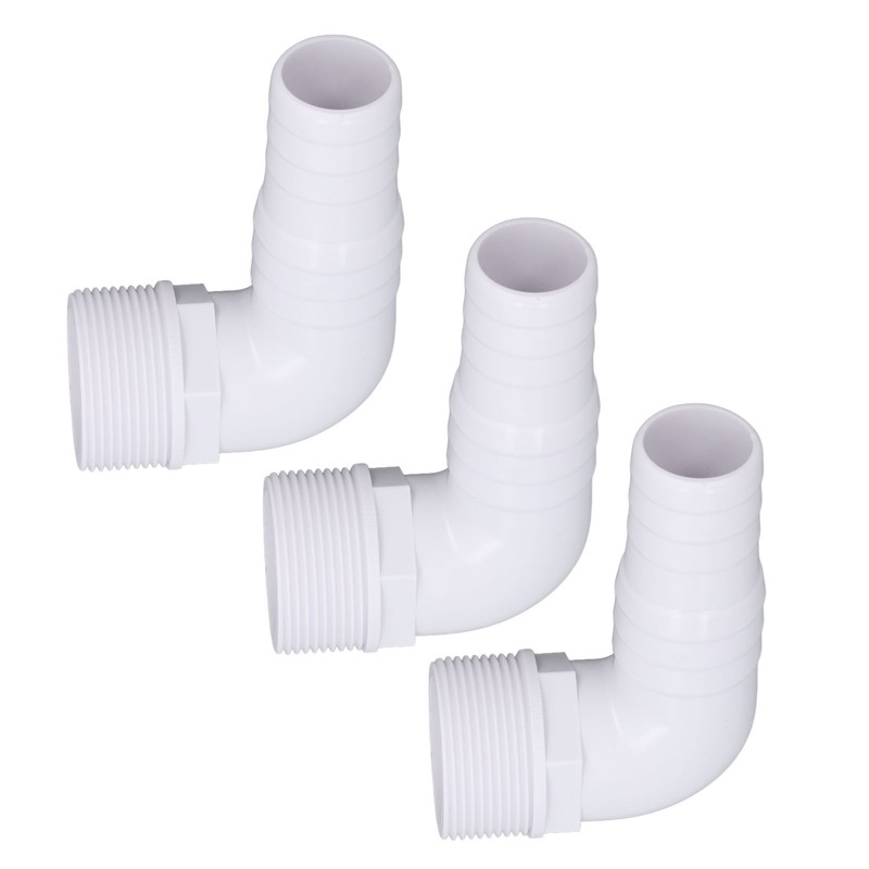 3Pcs Elbow Adapter Connector 90 Degree Fitting for Hayward SPX1105Z3