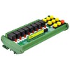 DIN Rail Mounting 8-Channel Multifunctional Bistable Relay Module