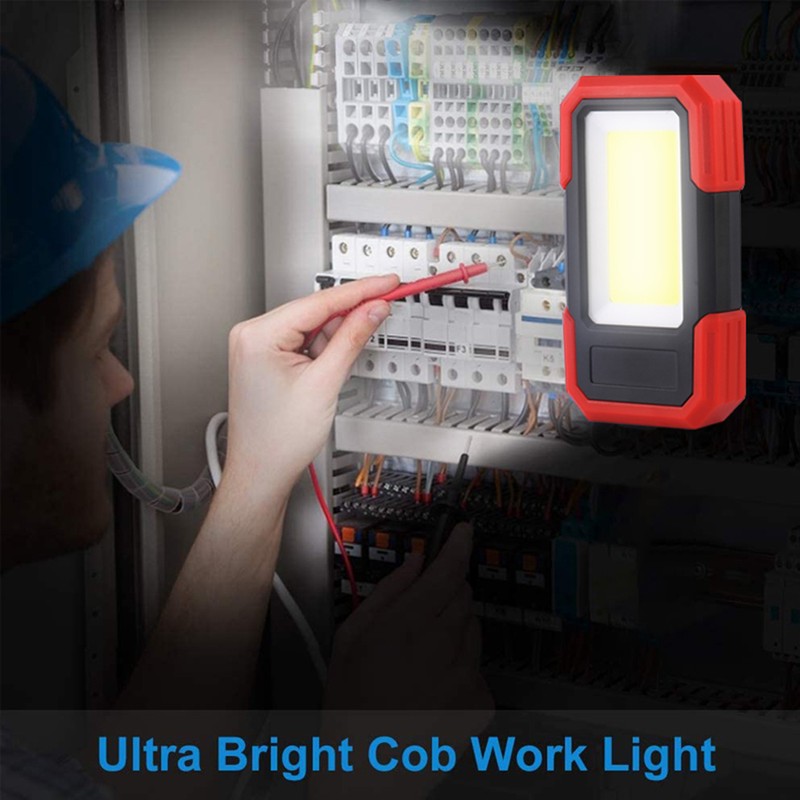 2 Pack COB Work Light LED Magnetic Base and Clip