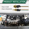 ZOKYUYS Engine Coolant Temperature Sensor Switch and Connector Pigtail Kit,