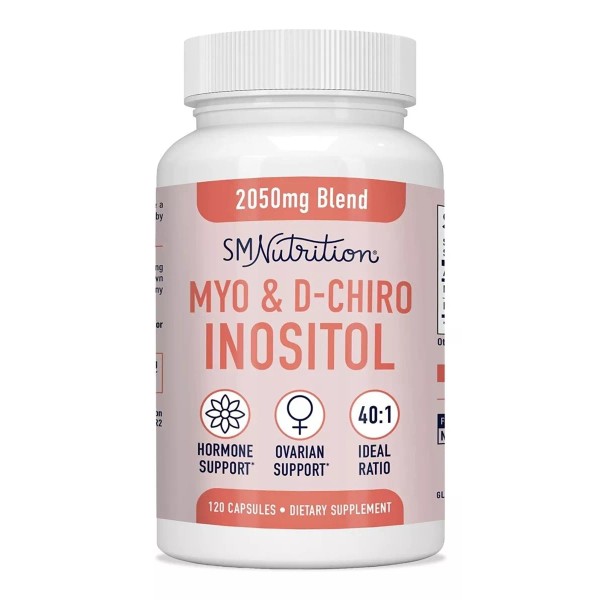 SM Nutrition Myo Inositol & D-chiro 40:1 (120 Cápsulas) Fortificado