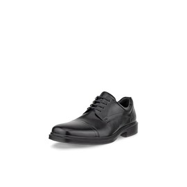 ECCO Men's Helsinki 2.0 Cap Toe Tie Oxford, Black, 10-10.5