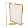 Y5578 Gold Metal Rotating Photo Frame Double Sided Rotating Floating