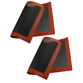 Sylpan Baking Mat, Silpat Baking Sheet, Set of 2, Confectionery Tools, Oven Sheet, Confectionery Mat, Reusable Food-Grade Cooking, Bread, Bread, Grilled Fish, Dedicated Baking Sheet, Bread Mat,