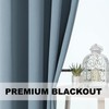 FLYFUN Grommet Blackout Curtains for Bedroom and Living Room -