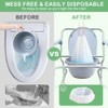 Commode Liners 120PCS Bedside Commode Liners Disposable-Portable Toilet Bags for