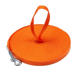 Dog/Puppy Obedience Long Recall Training Agility Lead Leash - Perfect for Pet Behavior Training, Multiple Sizes (75 ft, Orange)