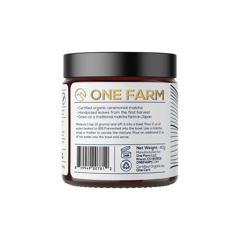 One Farm By Waayb Matcha Ceremonial Orgánico En Polvo 20