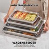 WAGENSTEIGER Stainless Steel Food Prep Container Set with Rack &