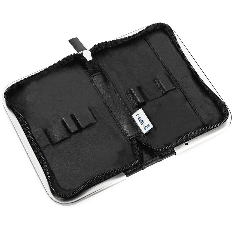 REMOS Manicure Case empty made of genuine leather with space