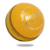 Cricnix Cricket Ball Bionic Indoor Leather Yellow Balls 110g (3-Pack)
