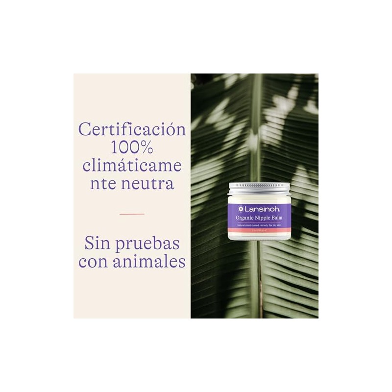 Lansinoh Bálsamo orgánico para los pezones, Calma y Protege Pezones