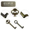 VIDABTE KY-5 KY-13 Hollow Barrel Skeleton Key for Antique Vintage