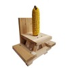 Combo Picnic Table Squirrel Corn Cob Feeder and Bulk Corn