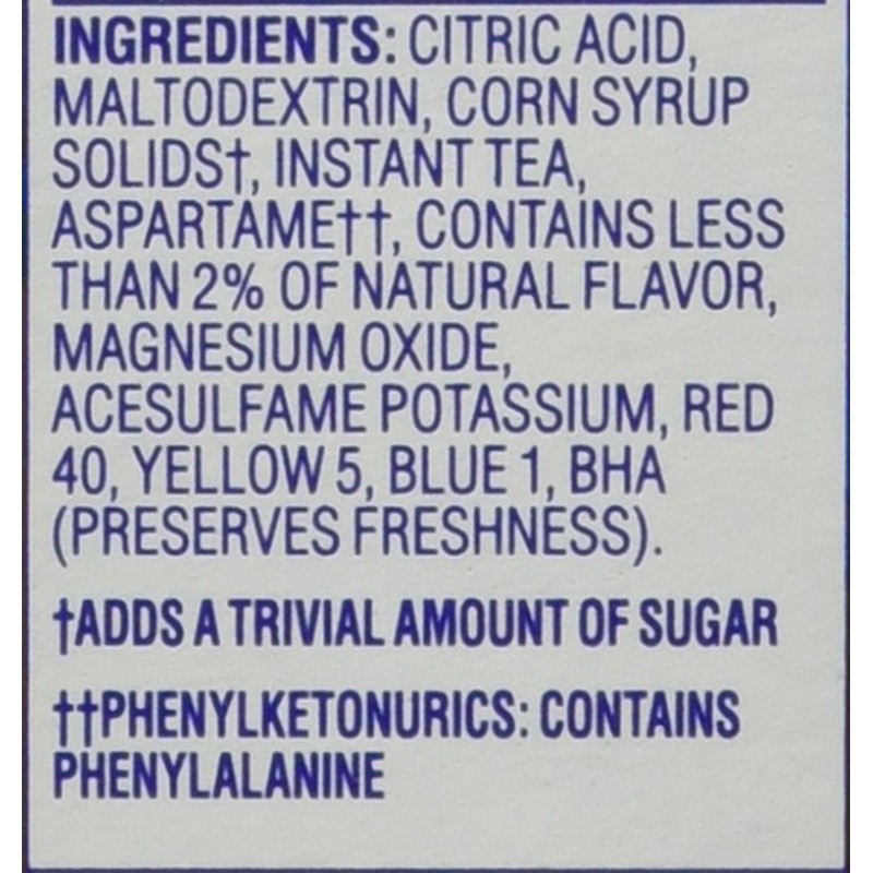 Crystal Light Iced Tea On The Go with Lemon, 10-Count,