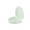 Dr. Bauer's Braces Box, KFO Box, Hygienic Storage Box for Braces, Prostheses, with Air Holes (White, 2.70 cm High)