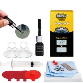 Plextone DIY-Windschutzscheiben-Reparatur-Set für Risse/Schäden an der Windschutzscheibe (S283-2)
