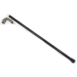 Snake Eye Tactical 34.5-Inches Walking Cane Pewter Handle with Small Storage NO Blade (3066) (3080)