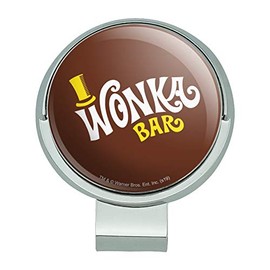 GRAPHICS & MORE Willy Wonka and The Chocolate Factory Wonka Bar Logo Golf Hat Clip with Magnetic Ball Marker