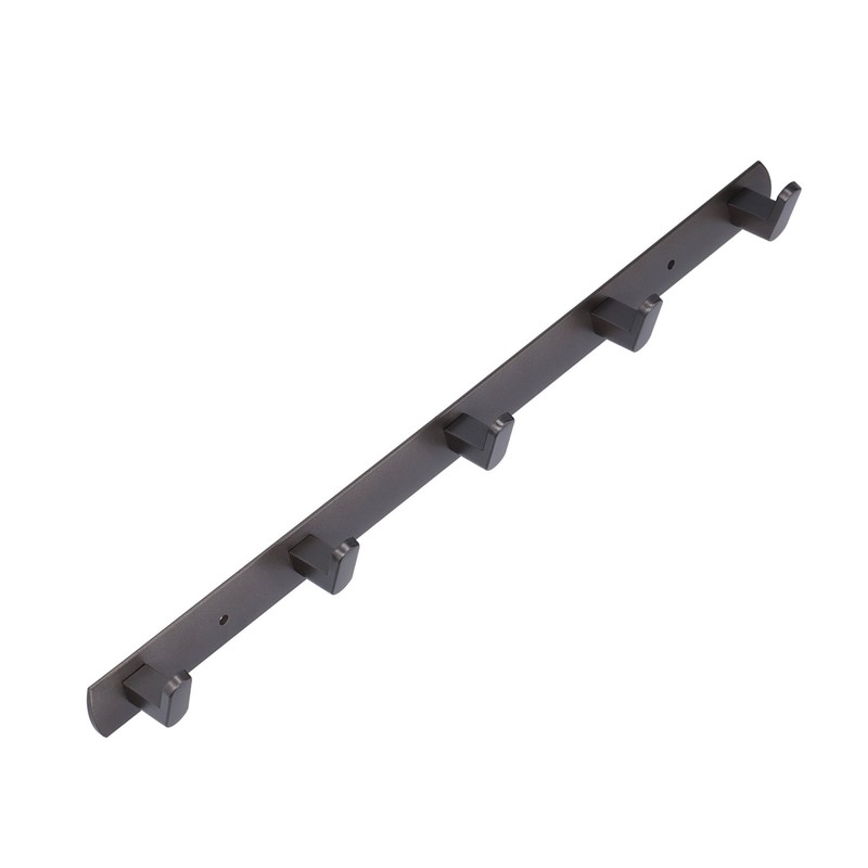 45cm Row Hook Wall Mount Aluminium Alloy Coat Towel Hook