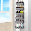 HuggieGems 6 Pack Magnetic Spice Rack Organizer for Refrigerator and