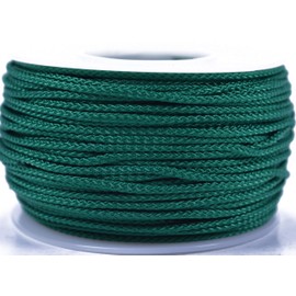 Kelly Green Micro Cord for Paracord - 1/16" (1.18mm) Accessory Rope - 125 Foot Spool