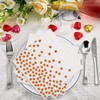 White and Rose Gold Napkins, CEILIWEN Pack of 50 Rose