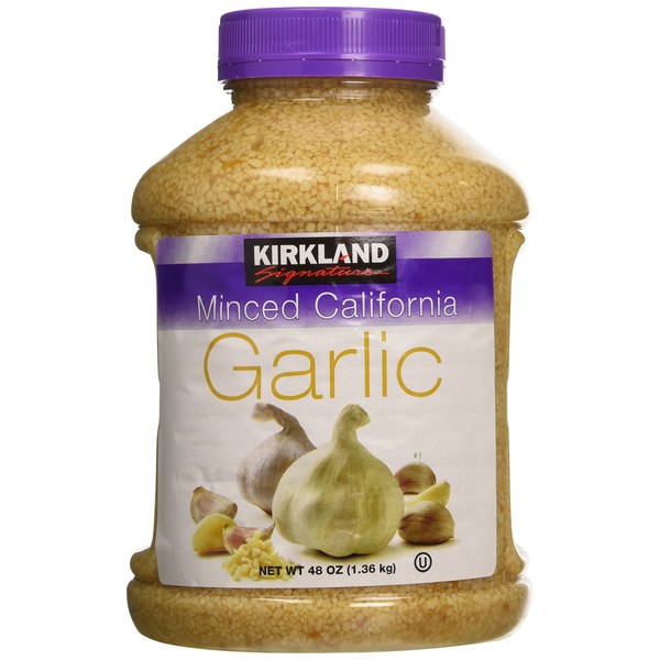 KIRKLAND SIGNATURE California Garlic, Minced 48 Ounce (581871)