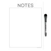 Dry Erase Whiteboard Vinyl Sticker Decal for Notes & Reminders