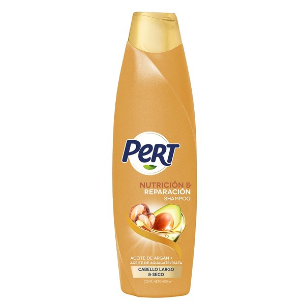 PERT, Shampoo Nutrición Argan | Nutre y reparar tu cabello,