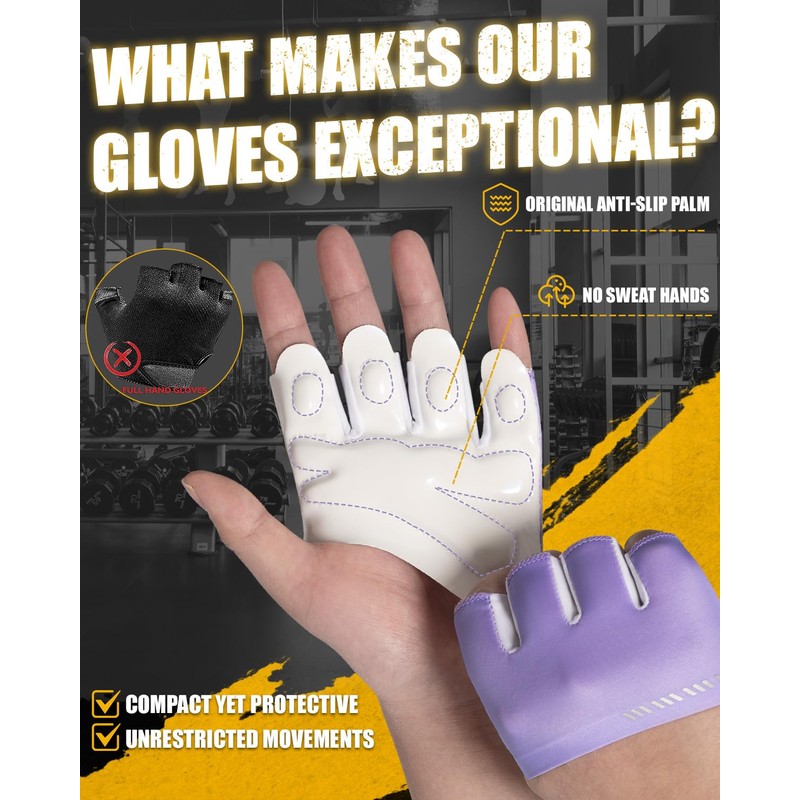 RIGWARL Ultra-Thin Weight Lifting Gloves for Men Women, Minimal Workout