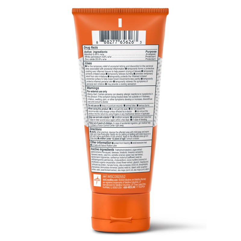 Medline Remedy Specialized Zinc Oxide Paste with Menthol (2 oz