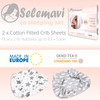 Next to Me Crib Sheets - 2pcs Baby Crib Sheets