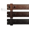 Genuine Full Grain Western Floral Engraved Tooled Leather Belt Strap