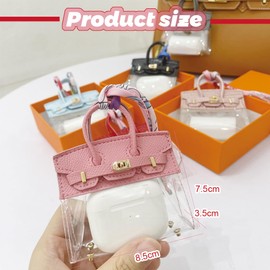 NHQZ Mini Bag Bag, Key Ring Bag, Mini Backpack Keyring, for Keychain, Pendant Bag, Coin Bag, Headphone Purse, Small Items Bags for Women (Pink), blue