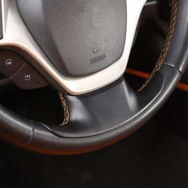 car-king888 Matte Black Car Steering Wheel Bottom Trim Accessories For Corvette C7 2014-2019