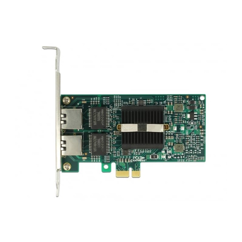 DeLock i82576 PCIe x1 Gigabit LAN 2x RJ45 + Low