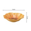 UPware Sunflower Melamine Bowl Set, Flower Shaped Bowls for Pasta,