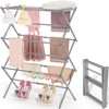 APEXCHASER Clothes Drying Rack, 3-Tier Laundry Drying Rack for Clothes,