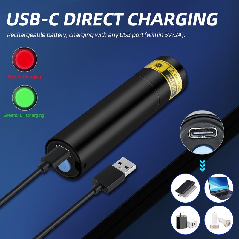 DARKBEAM Flashlight UV Black Light 395 NM, Mini but Powerful