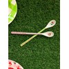 Rice Latte Melamine Spoon Love Therapy Print Set of 2