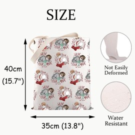 JXGZSO Thriller TV Show Inspired Tote Bag Horror Film Lover Gift Cannibal Shoulder Bag Spooky Themed Gift