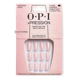 OPI xPRESS/ON Press On Nails, Up to 14 Days of Wear, Gel-Like Salon Manicure, Reusable, Vegan, Sustainable Packaging, With Nail Glue, Reoccurin’ Gleam