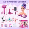 Princess Hair Styling Doll Head Makeup Kit for Girls- Hair