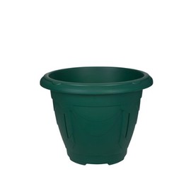 Whitefurze G02016 33cm Venetian Round Planter - Forest Green