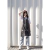 Pincy Denim Apron, Unisex Adjustable Bib Apron with Pockets for